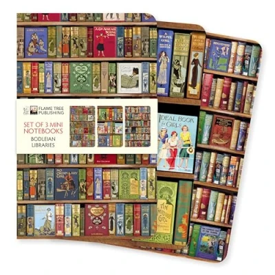 Bild av Bodleian Libraries Mini Notebook Collection: Unser beliebten Notizbücher im 3er Pack mit flexiblen, künstlerisch gestalteten Einbänden jeweils unterschiedlichen Motiven des Künstlers