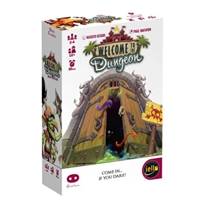 Bild av Iello, Welcome to the Dungeon, Board Game, Ages 10+, 2 4 Players, 30 mins Minutes Playing Time, Multicolor, 14.99 x 9.91 3.81 cm