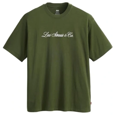 Bild av Vintage fit grafiskt tee, bri levis skript, script Kom, L