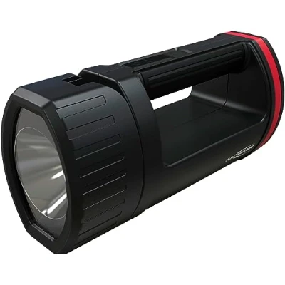 Bild av ANSMANN LED arbet 400 lumen och justerbart lamphuvud dimbar handstrålkastare, stötsäker uppladdningsbar via USB 5 W batteri HS5R som verkstad eller nödbelysning