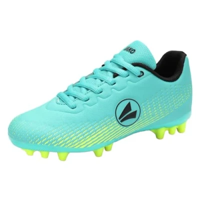 Bild av JAKO SFG Skill Unisex Fotbollsskor fasta dobbar för barn, Storlek: 28, Ocean/jet black Pu