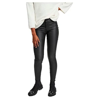 Bild av Vila 14036194 VICOMMIT belagd RWSS New Pant NOOS, Svart (Black), L