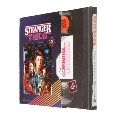 Bild av Grupo Erik Stranger Things VHS Premium A5 Notebook Dotted Notebooks Notepads Notepad Gifts Merchandise