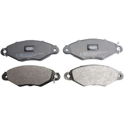 Bild av DENCKERMANN B110647 Jeu de plaquettes frein Essieu avant contact signal d&#039;usure exclu CITROËN: Xsara 5 portes, Coupe, RENAULT: Kangoo I