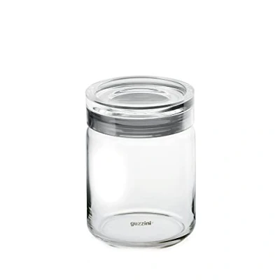 Bild av Guzzini Kitchen Active Design, L glasburk med återvinningsbart plastlock Sky Grey, 10,5 x h16,5 cm 1000 ml 28551692