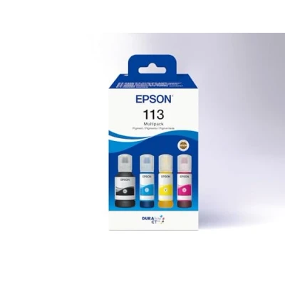 Bild av Epson 113 Multipack 4 pack black yellow cyan magenta original Ink refill Blå