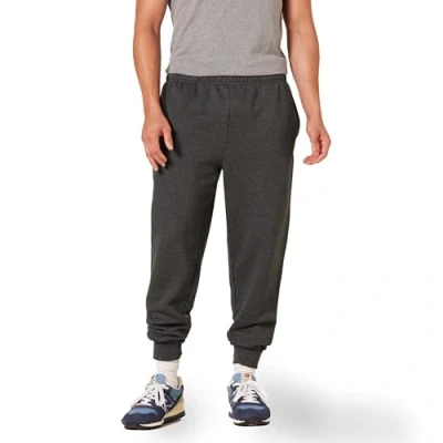 Bild av Amazon Essentials Men&#039;s Joggingbyxa fleece, Kolsvart, XS
