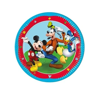 Bild av Folat 93822P Tallrikar Papper FSC Mickey Mouse 23cm 8 stycken