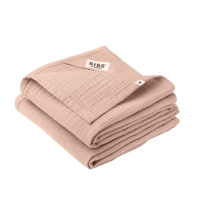 Bild av BIBS Cuddle Swaddle Muslin, Blush