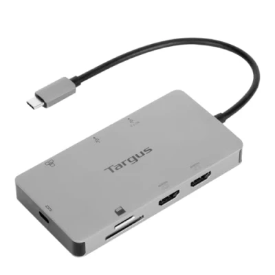 Bild av Targus Dockningsstation USB C Dual HDMI 4K bildskärmsportar, Gigabit Ethernet, Micro SD, 2x 3.0 (DOCK423EU)