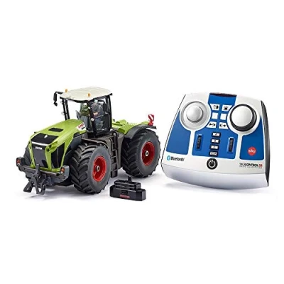 Bild av siku 6794, Claas Xerion 5000 TRAC VC Traktor, Grön, metall,plast, 1:32, Fjärrstyrd, Bluetooth fjärrstyrning ingår, Kan styras mha app