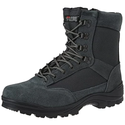 Bild av Mil Tec Tactical Boot M.ykk dragkedja, stövlar för män, Urban Grey, 42 EU