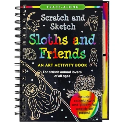 Bild av Scratch &amp; Sketch Sloths Friends: For Artistic Animal Lovers of All Ages