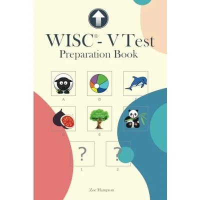 Bild av WISC V Test Preparation Book: Practice for with Picture Concepts, Pattern Matrix Reasoning, Naming Speed Literacy and Quantity, Symbol Translation, Digit Span Subtests