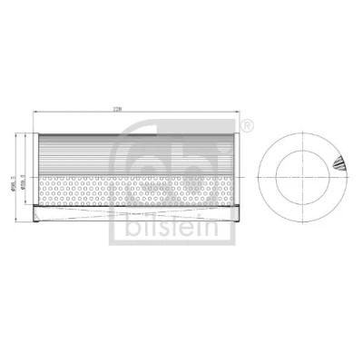 Bild av FEBI BILSTEIN 186038 Oljefilter Filterinsats