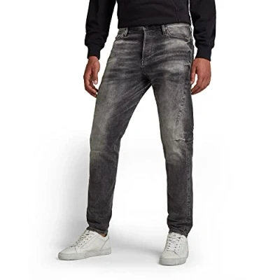 Bild av G STAR RAW herr Jeans Snäckformad 3D smal avsmalnande , Grå (Vintage Basalt C293 b168) 30W / 32L
