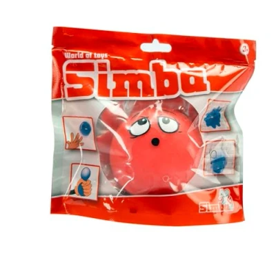 Bild av Simba 108614690 tejpboll, 2 faldigt sorterad, det levereras bara en artikel 6,5 cm, anti stressboll, bollleksak, klämboll, från 3 år