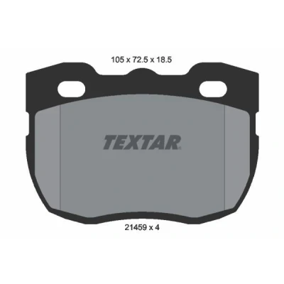 Bild av TEXTAR 2145901 Jeu de plaquettes frein non préparé pour indicateur d&#039;usure LAND ROVER: Defender SUV, SUV Cabriolet
