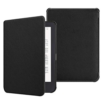 Bild av FINTIE Fodral för Kobo Clara HD tunt lätt skyddsfodral magnetisk stängning automatisk väckarklocka/sömnfunktion 6&quot; EBook Reader 2018, svart