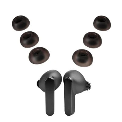 Bild av kwmobile 6 x ersättningsdynor kompatibla med JBL Live Pro 2 TWS silikon ersättning öronkuddar in ear hörlurar kuddar