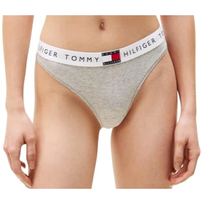 Bild av Tommy Hilfiger Classic Thong String, Storlek: 36, Light grey heather