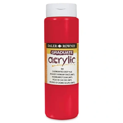 Bild av DALER ROWNEY Akrylfärg 500 ml röd