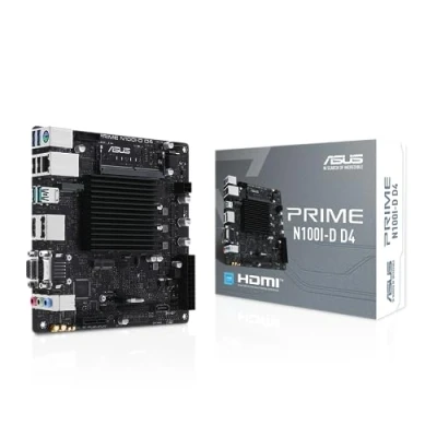 Bild av ASUS Prime N100I D D4 moderkort Intel N100 (Intel processor, PCIe 3.0, USB 3.2 Gen 2, M.2, DDR4)