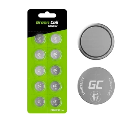 Bild av Green Cell CR2032 Litiumknappceller 3 V litiumbatteri i original blisterförpackning, 5 pack (batterier kan tas bort individuellt)