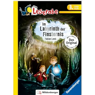 Bild av Im Labyrinth der Finsternis Leserabe 3. Klasse Erstlesebuch für Kinder ab 8 Jahren: Leichter lesen mit Silbenmethode