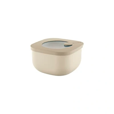 Bild av Guzzini Kitchen Active Design, STORE&amp;MORE Tätt stängande burkar för kylskåp/frys/mikrovågsugn, låg (S) lera, 12,2 x h 6,8 cm 450 cc 17070079