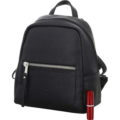 Bild av TOM TAILOR Tinna damryggsäck ryggsäck ryggsäck, svart, 22,5x12,5x27, 003750