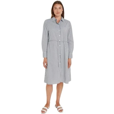 Bild av Tommy Hilfiger kvinnors Essential knäskjorta klänning Ithaka STP/ökenhimmel 40, Stp/ökenhimmel, 66 SE