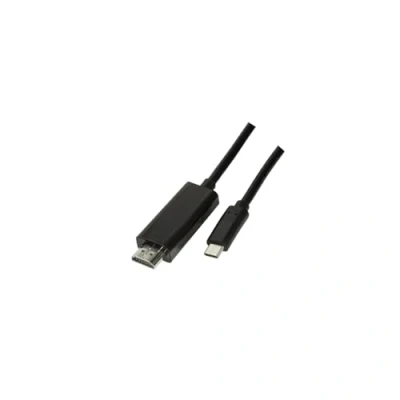 Bild av LogiLink UA0330 USB C till HDMI High Speed anslutningskabel, Thunderbolt 3 kompatibel, m svart
