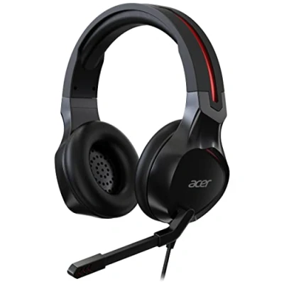 Bild av Acer Nitro Gaming headset (justerbart huvudband, rundstrålande mikrofon, 100 dB känslighet) svart röd