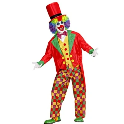 Bild av WIDMANN 3169P COSTUME CLOWN COMPLETO XL GIALLO/ROSSO #3509