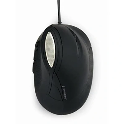 Bild av Gembird Ergonomic 6 button wired optical mouse Vertical Optic knappar Svart