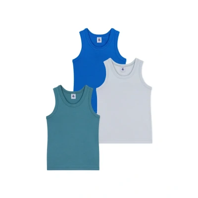 Bild av Petit Bateau Set med linne för barn i enfärgad bomull, Variant 1, 3 �r
