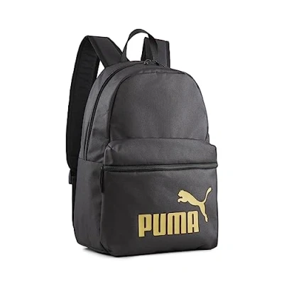 Bild av Puma Phase Backpack Unisex Ryggsäck, Storlek: One Size, Black/golden