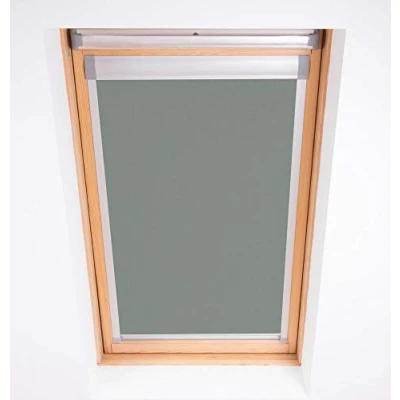 Bild av Bloc Skylight Blind för blockering av Velux tak Silverram MK06 Tenn