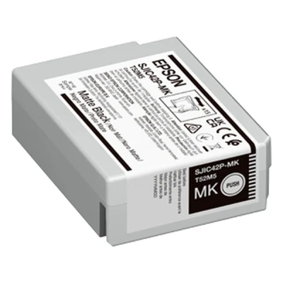 Bild av ColorWorks C4000e Epson SJIC42P MK mattsvart bläckpatron (original)