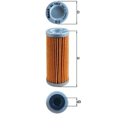 Bild av MAHLE ORIGINAL OX 1092 Filtre à huile Cartouche filtrante