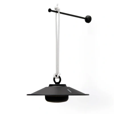 Bild av Fatboy Chap O LED laddningsbar taklampa, svart, dimbar, IP55