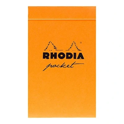 Bild av Rhodia 8550C Anteckningsblock RhodiaPocket (75 x 120 mm, rutnät, 40 ark, perfekt för dina anteckningar) 1 st blandade färger