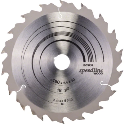 Bild av CIRKELSÅGKL 160X20MM T18 SPEED PASSAR HANDCIRKELSÅGAR Beijerbygg Byggmaterial