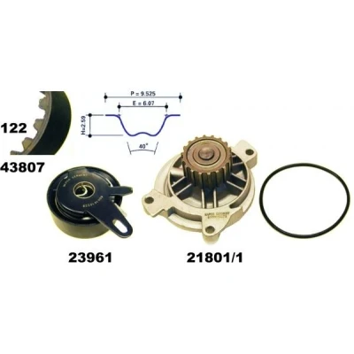 Bild av MAPCO 41839/1 Pompe à Eau + Kit De Distribution VOLVO: V70 2, I, 850 Break