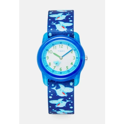 Bild av Timex Youth Analog Strap Sharks Unisex Klocka för barn, Storlek: One Size, Blue