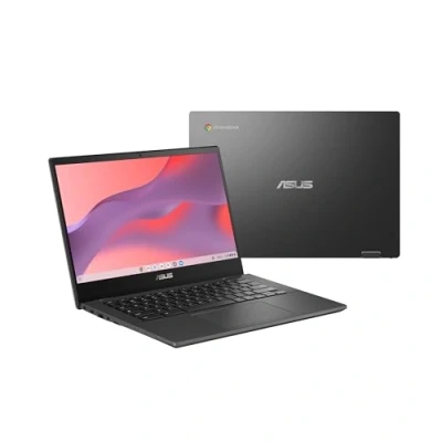 Bild av ASUS Chromebook CM14 bärbar dator, 14 tum antireflekterande HD skärm (1366 x 768), MediaTek Kompanio 520, 4 GB RAM, 64 eMMC, ChromeOS, grå, CM1402CM2A DS44, gravitationsgrå