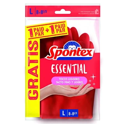Bild av Spontex Essential 1+1, storlek L, 4 st