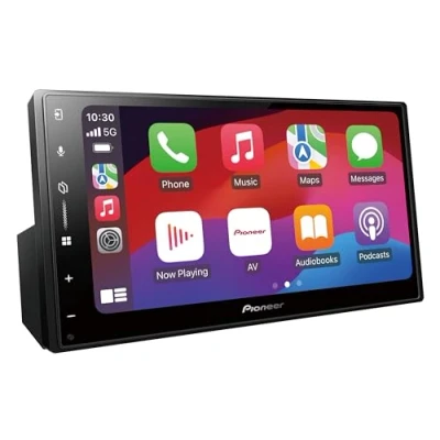 Bild av Pioneer SPH DA77DAB 2DIN mediacenter, 6,8&quot; kapacitiv pekskärm, med Wi Fi, Bluetooth, Apple CarPlay, Android Auto och DAB+, 13 bands grafisk equalizer
