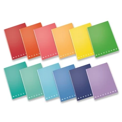 Bild av Monocromo Large Original Bold Color Ruled with Margin Notebooks 10 Pack